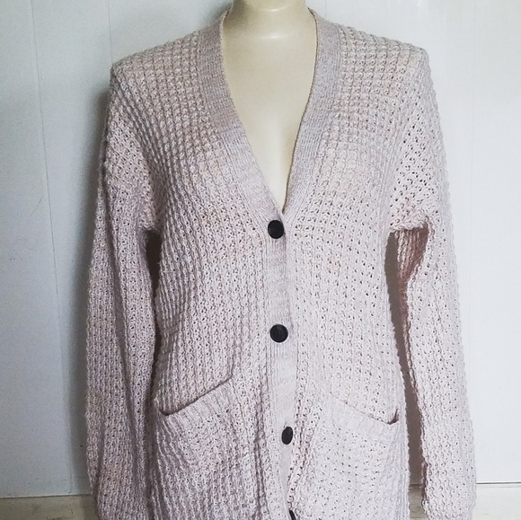American Eagle Outfitters Sweaters - SOLD! Charmed Gathering"-Waffle Knit Cardigan